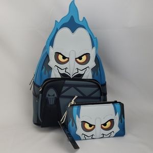 Loungefly Disney Hades Cosplay Backpack Wallet